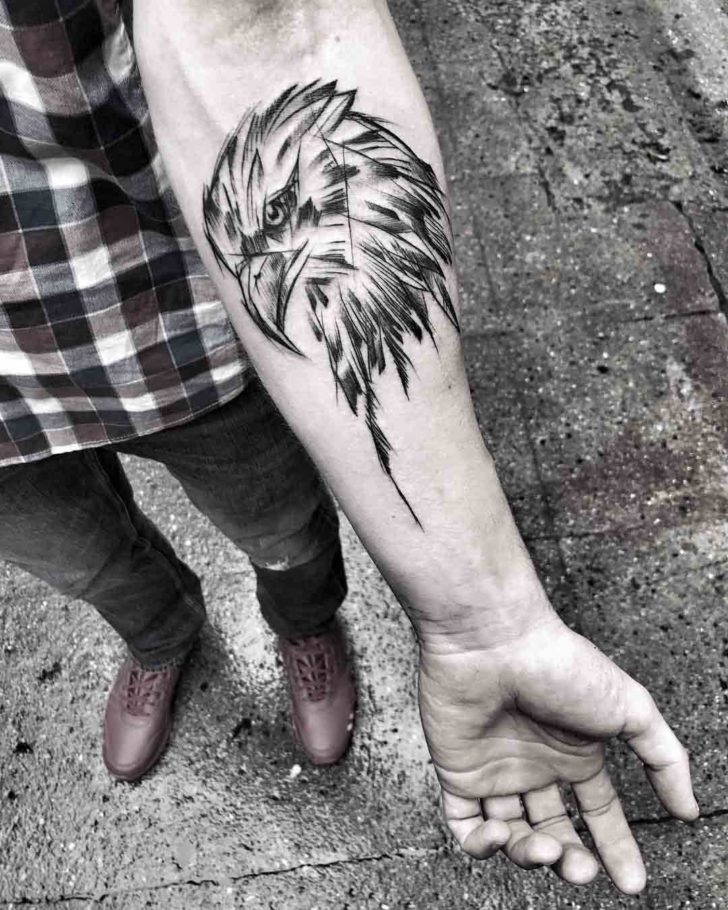 Aggregate 86 Small Eagle Forearm Tattoo Best In Coedo Com Vn