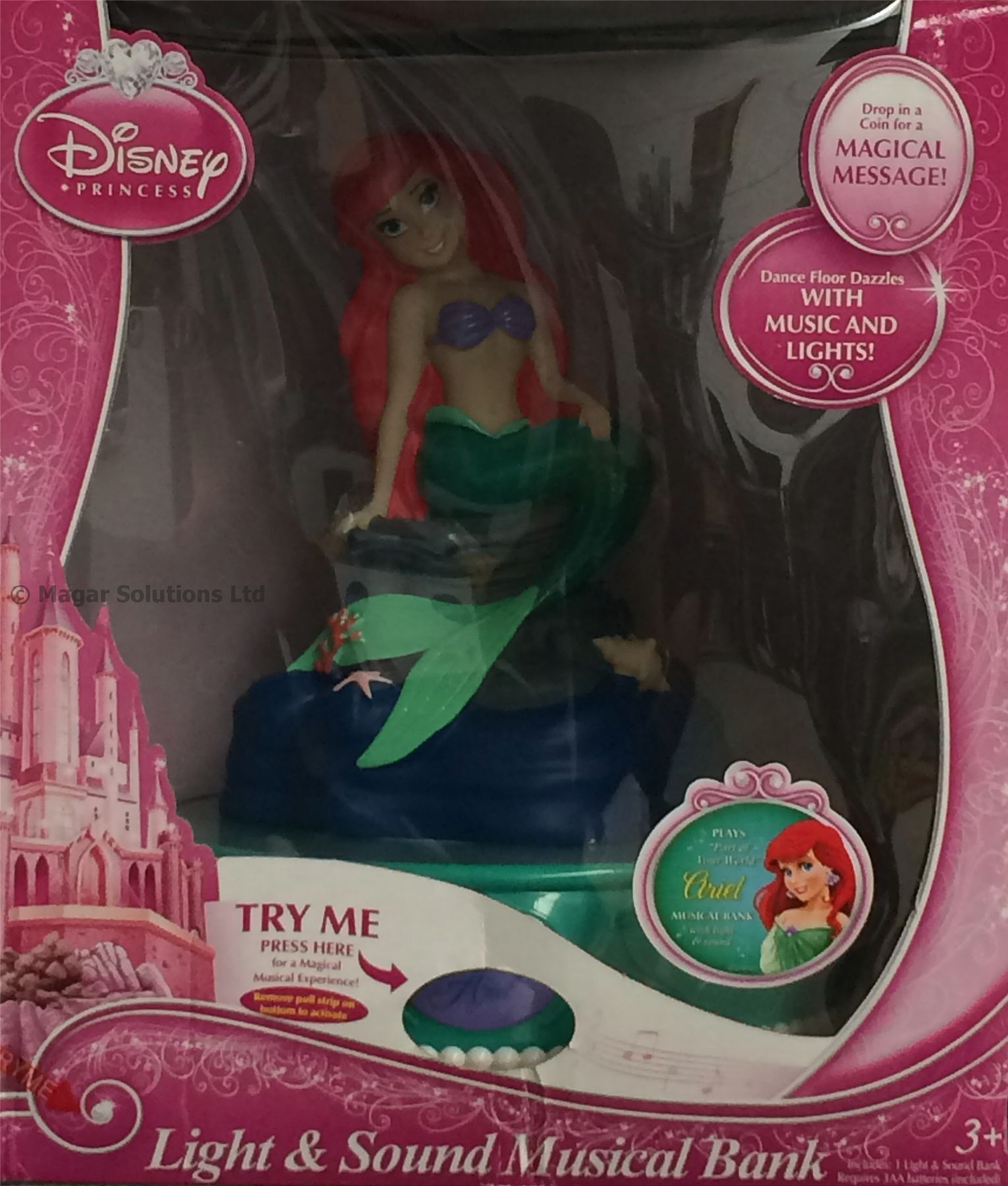 Disney Princess Magical Light Amp Sound Musical Singing Money Bank Box Ebay