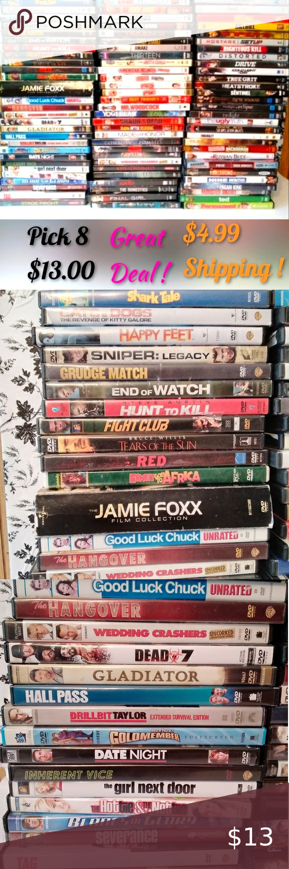 Dvd Lot Pick 8 Dvd Movies Pick What You Want Message Me Choices