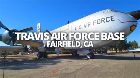 Exploring Travis Air Force Base In Fairfield California Usa Walking