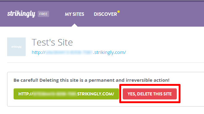 How To Delete Strikingly Account