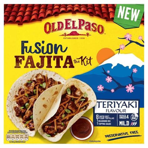 Mexican Fusion Teriyaki Flavour Fajita Kit Old El Paso