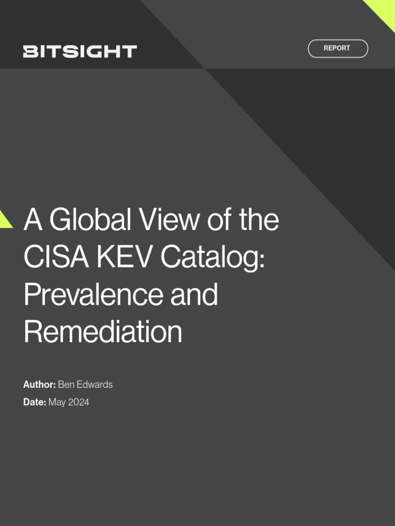 Slicing Through Cisa S Kev Catalog Bitsight