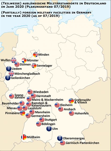 Us Military Bases In Germany A List Of All 12 Bases